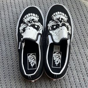 Vans Classic Slip On Glow in the Dark Skull